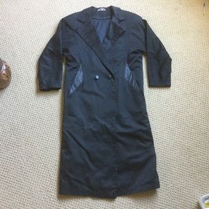 Women's Black Trench Coat
